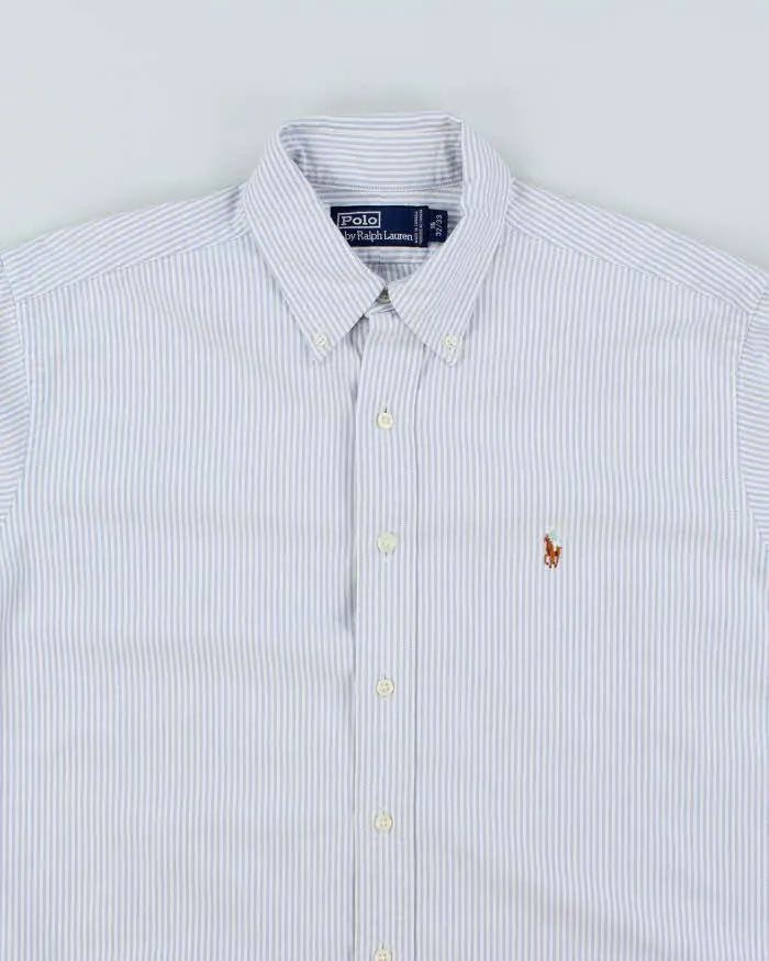 Vintage Ralph Lauren Long Sleeve Stripe Heavyweight Shirt - XL sold by Rokit product image thumbnail 3
