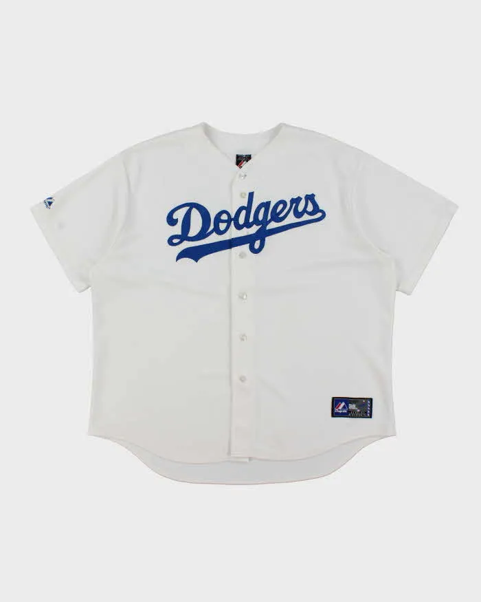 Vintage 2000's Majestic Oversized LA Dodgers MLB Baseball Jersey - XXL sold by Rokit