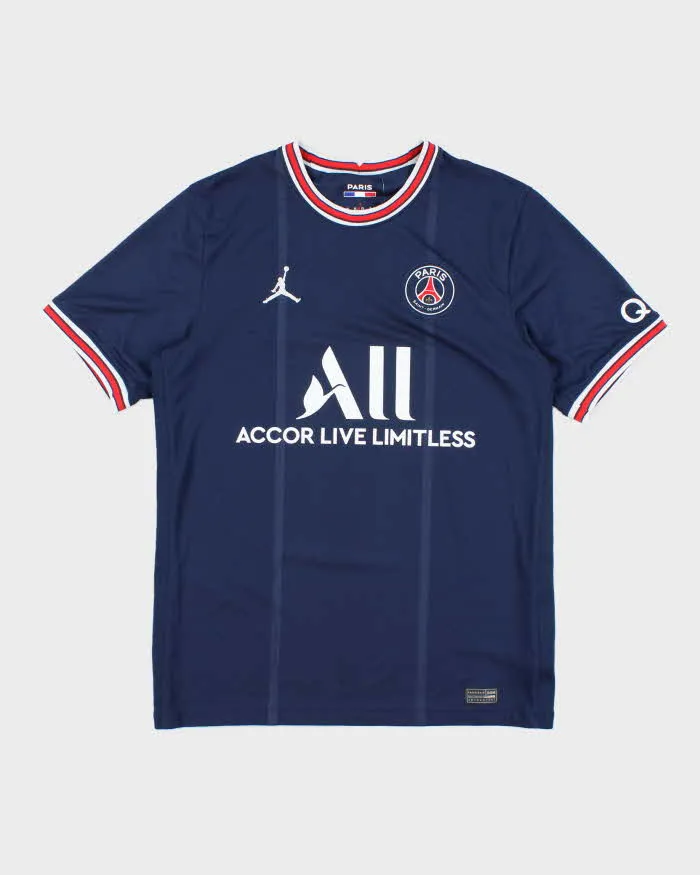 Jordan Paris Saint German Home French Football Shirt - M sold by Rokit