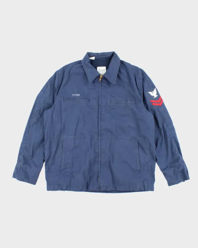 80s Vintage US Navy Utility Jacket - X-Large sold by Rokit