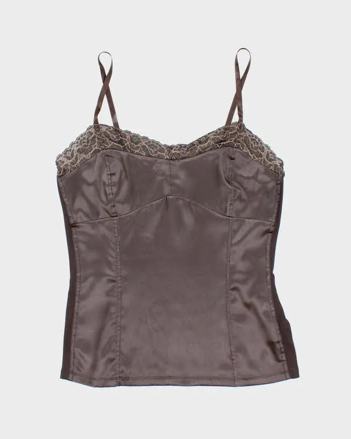 Vintage Y2k 00s Laura Satin Cami - M sold by Rokit