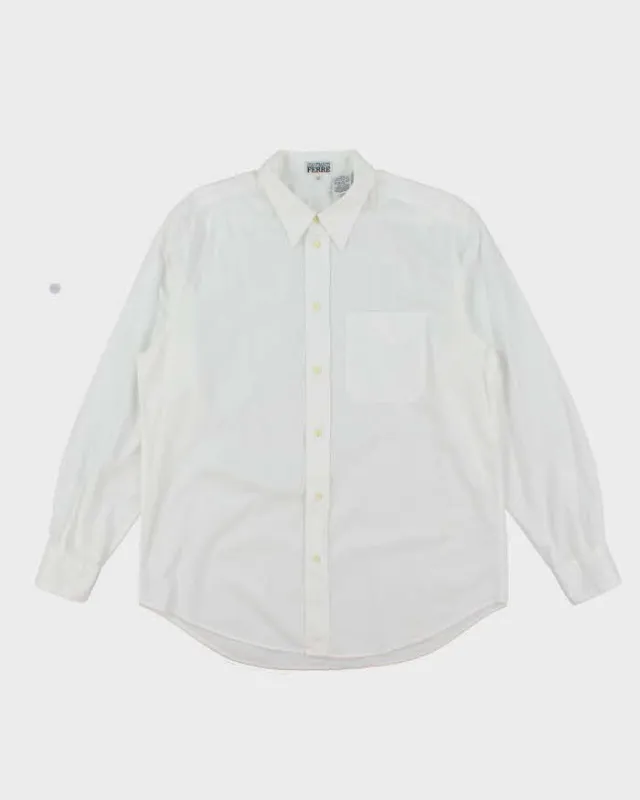 Vintage 90's Gianfranco Ferre Thinly Striped Long Sleeve Shirt - L sold by Rokit