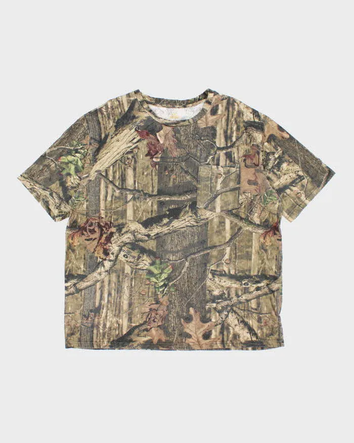Vintage 2000's Real Tree All Over Print Camouflage T-Shirt - XXL sold by Rokit