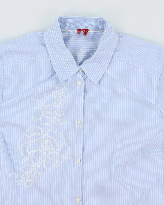 Vintage Y2k 00s Olsen Stripe Embroidered Blouse - L sold by Rokit product image thumbnail 3