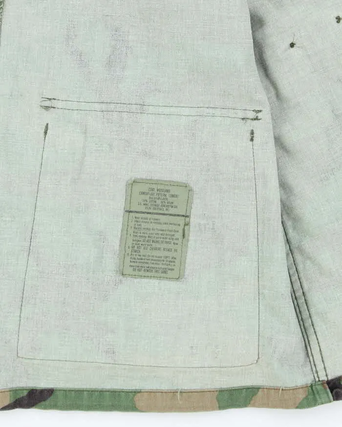 90s Vintage US Army Woodland BDU Jacket - Large sold by Rokit product image thumbnail 5