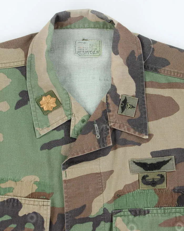 90s Vintage US Army Woodland BDU Jacket - Large sold by Rokit product image thumbnail 3