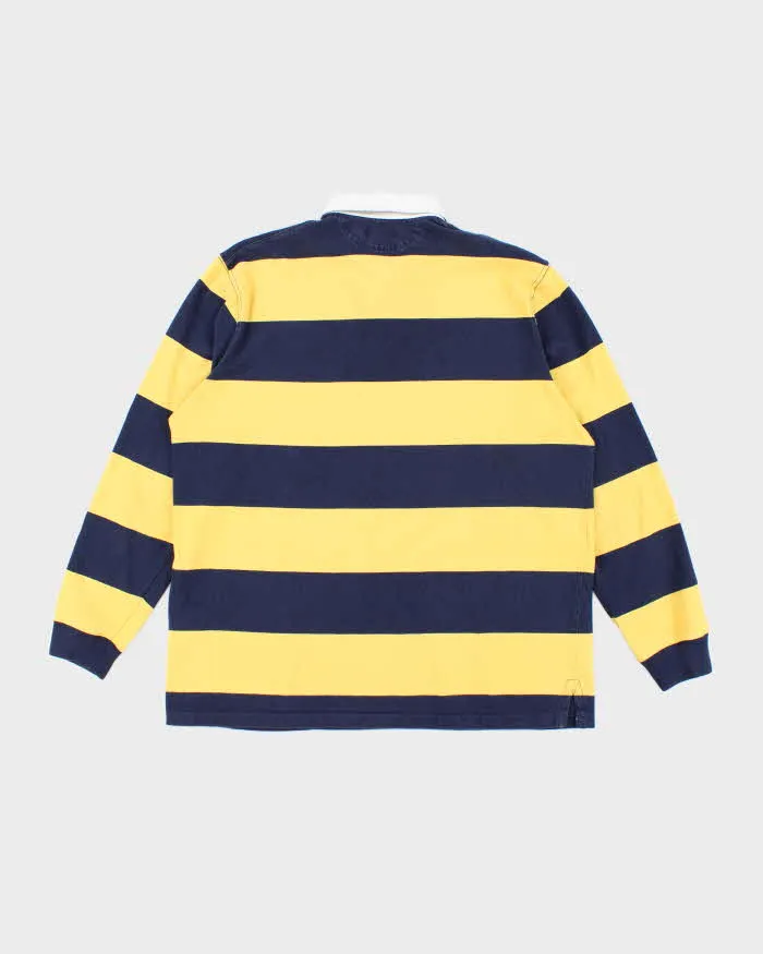 Vintage Y2K Ralph Lauren Faded Striped Rugby Shirt - XL sold by Rokit product image thumbnail 2