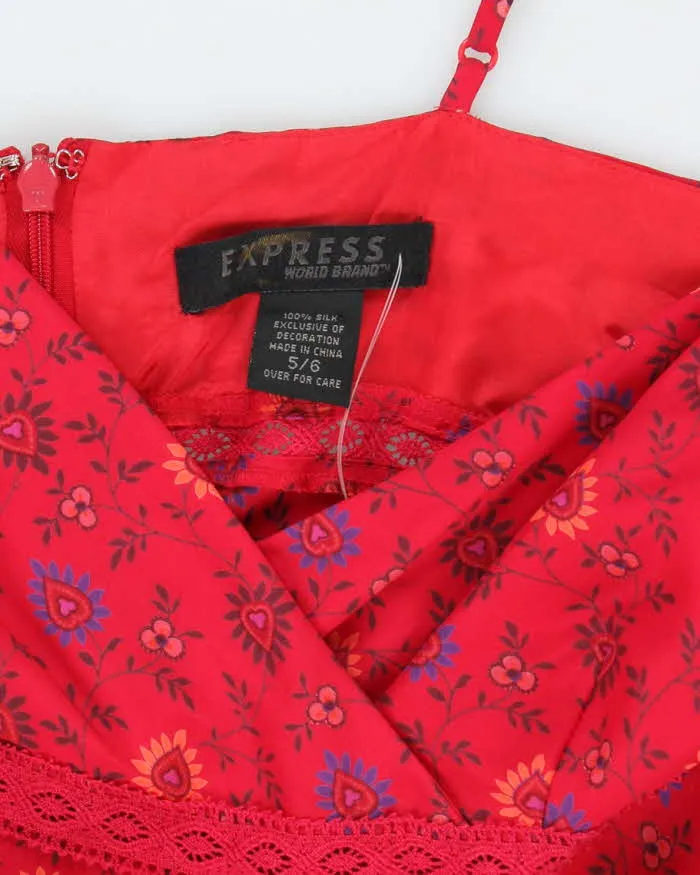 Vintage 90s Express Silk Dress - S sold by Rokit product image thumbnail 5
