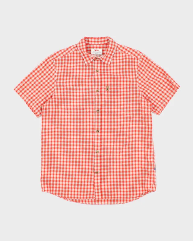 Vintage Fjall Raven Short Sleeve Check Shirt - M sold by Rokit