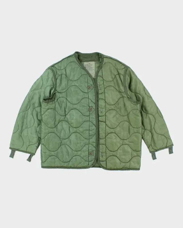 80s Vintage US Air Force Field Jacket Liner - Large sold by Rokit