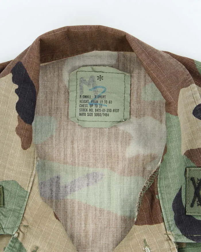 90s Vintage US Army Woodland BDU Jacket - X-Small sold by Rokit product image thumbnail 5