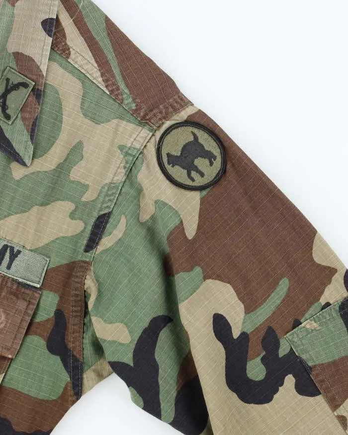 90s Vintage US Army Woodland BDU Jacket - X-Small sold by Rokit product image thumbnail 4