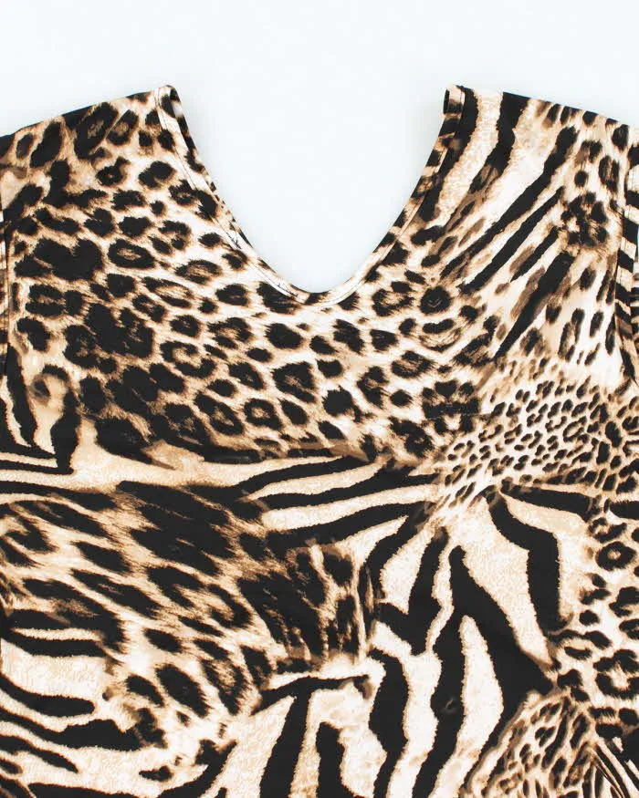 Vintage Y2k 00s Suzy O Ring Leopard Print Top - L sold by Rokit product image thumbnail 4