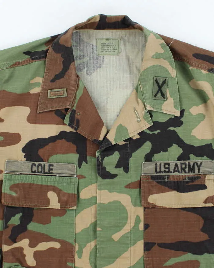 90s Vintage US Army Woodland BDU Jacket - Large sold by Rokit product image thumbnail 3