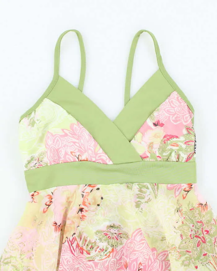 Vintage Y2k 00s Tattoo Mesh Handkerchief Hem Cami - XS sold by Rokit product image thumbnail 2