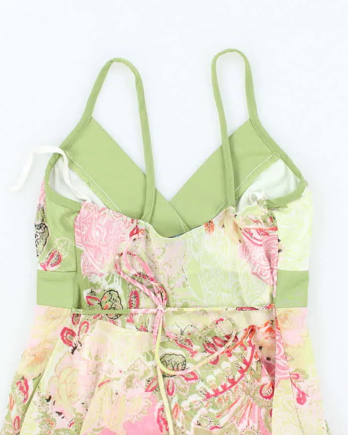 Vintage Y2k 00s Tattoo Mesh Handkerchief Hem Cami - XS sold by Rokit product image thumbnail 4