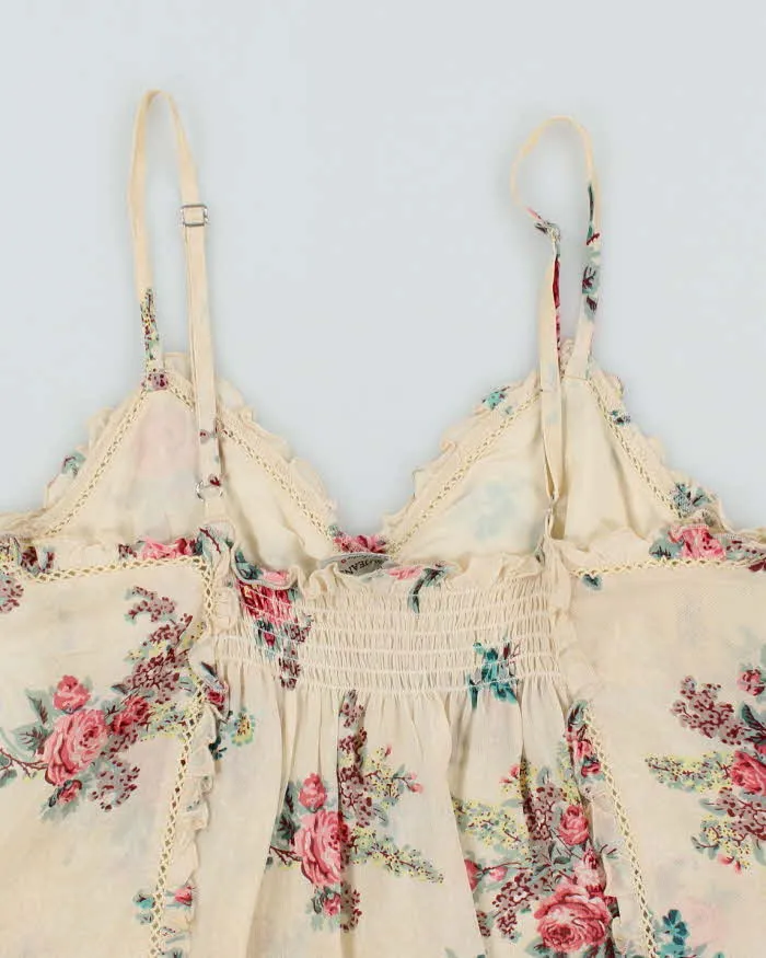 Vintage Y2k 00s Guess Mesh Floral Cami - M sold by Rokit product image thumbnail 4