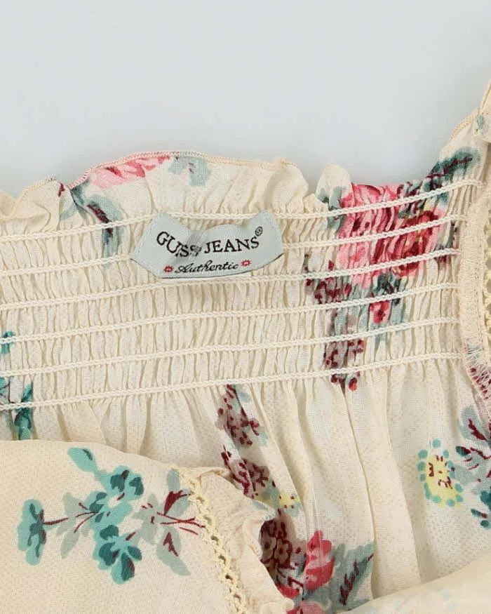 Vintage Y2k 00s Guess Mesh Floral Cami - M sold by Rokit product image thumbnail 5