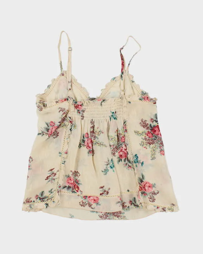 Vintage Y2k 00s Guess Mesh Floral Cami - M sold by Rokit product image thumbnail 2