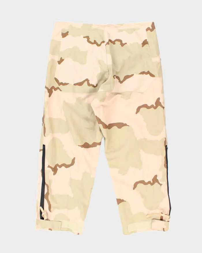 00s Vintage US army ECWCS Desert Camo Gore-Tex Trousers - 40x30 sold by Rokit product image thumbnail 2