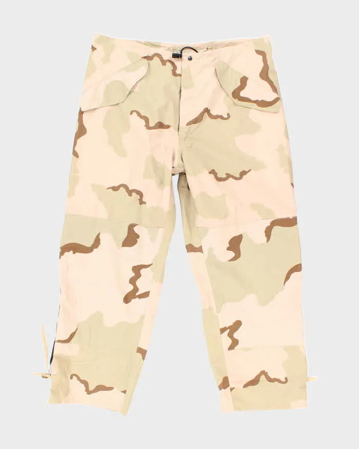 00s Vintage US army ECWCS Desert Camo Gore-Tex Trousers - 40x30 sold by Rokit