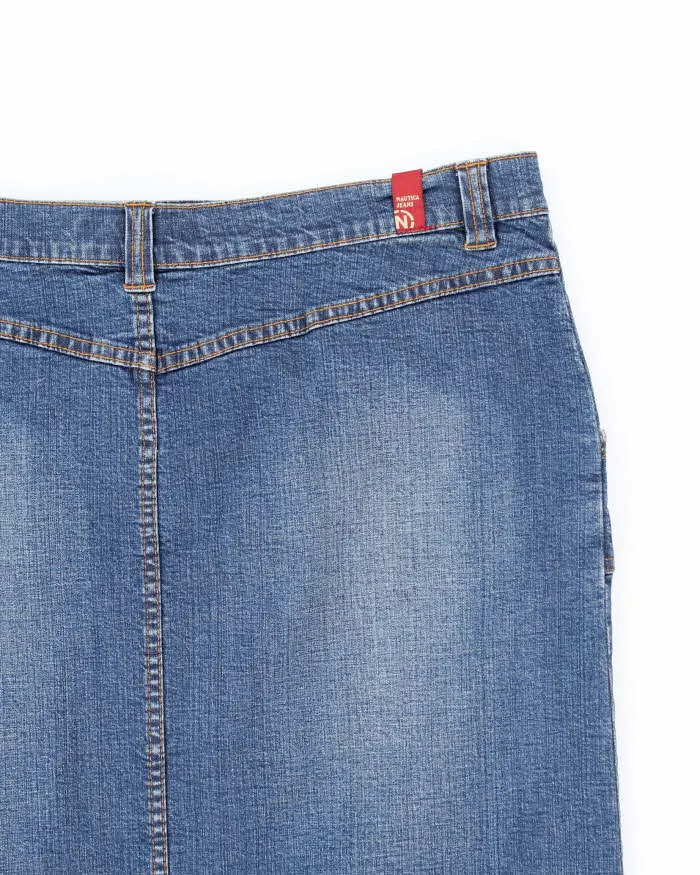 Vintage Y2k 00s Nautica Denim Skirt - L sold by Rokit product image thumbnail 4