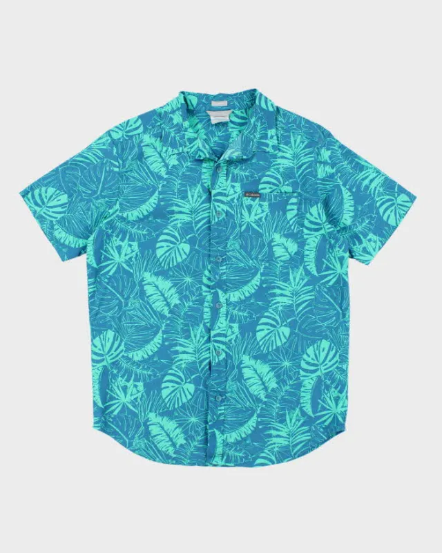 Vintage 2000's Columbia Patterned Short Sleeve Shirt - M sold by Rokit