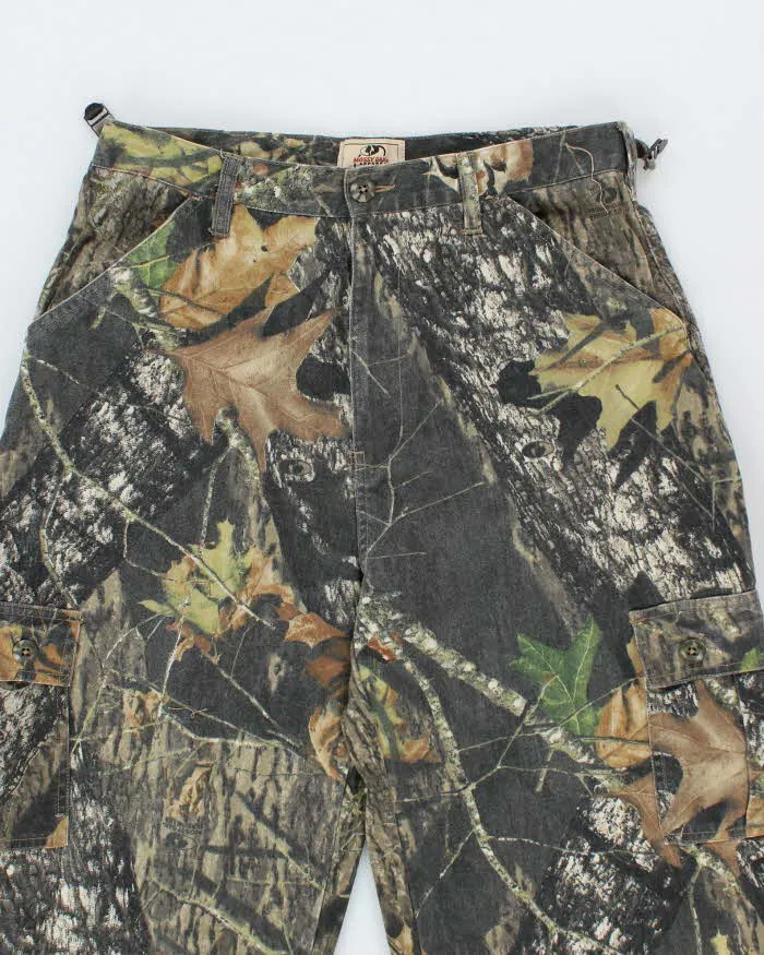 Vintage Y2K Mossy Oak Camouflage Wide Leg Cargo Trousers - W31 L30 sold by Rokit product image thumbnail 3