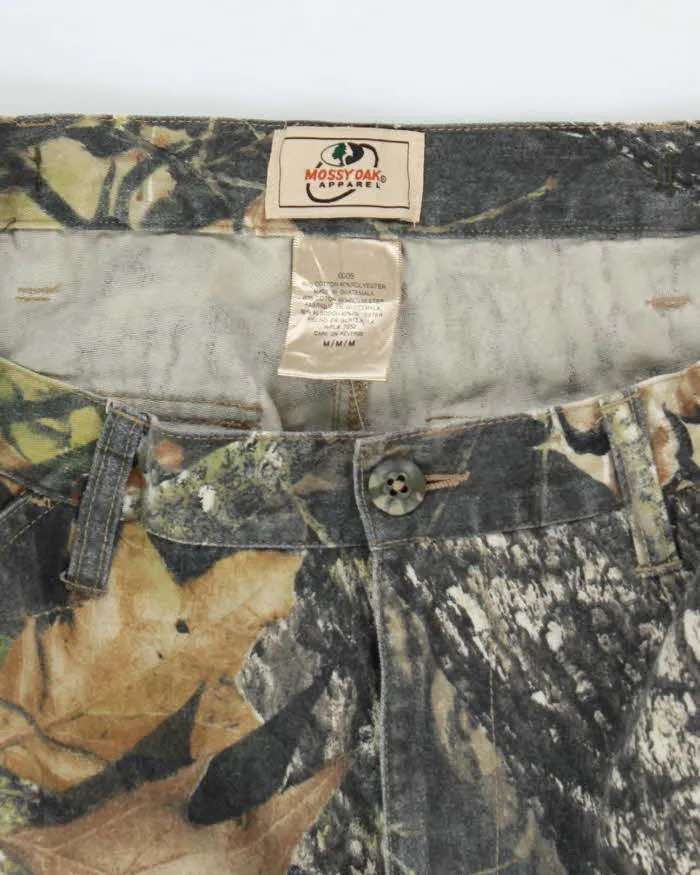 Vintage Y2K Mossy Oak Camouflage Wide Leg Cargo Trousers - W31 L30 sold by Rokit product image thumbnail 5
