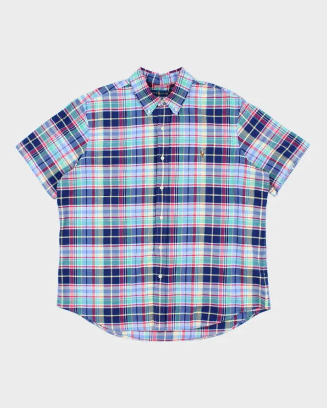 Vintage Ralph Lauren Short Sleeve Check Shirt - XL sold by Rokit