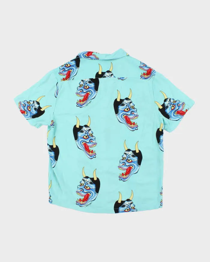 Vintage Y2K Ed Hardy All Over Print Lightweight Hawaiian Shirt - M sold by Rokit product image thumbnail 2