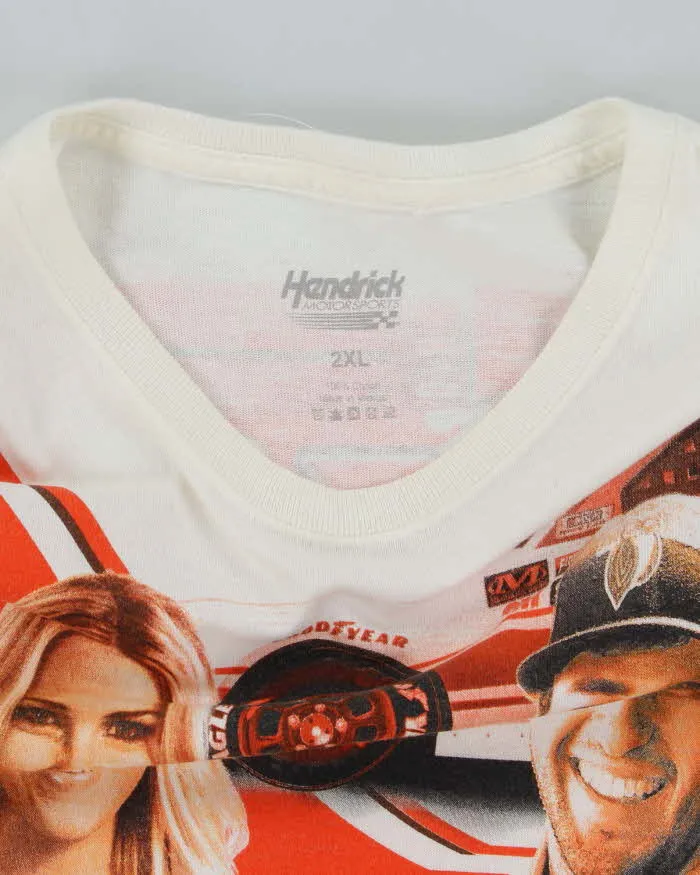 Vintage Y2K Hendrick Motorsports Nascar Hooters All Over Print T-Shirt - XXL sold by Rokit product image thumbnail 5