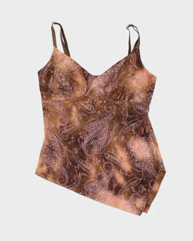 Vintage Y2k 00s Le Chateau Asymmetric Hem Cami - M sold by Rokit