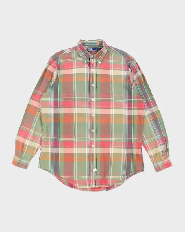 Vintage Ralph Lauren Long Sleeve Check Shirt - L sold by Rokit