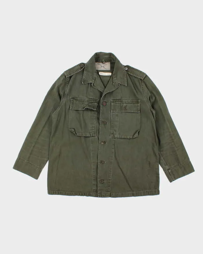 50s Vintage Dutch Army HBT Shirt - X-Large sold by Rokit