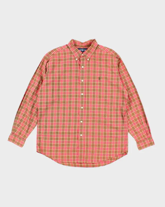 Vintage Ralph Lauren Check Long Sleeve Shirt - XL sold by Rokit
