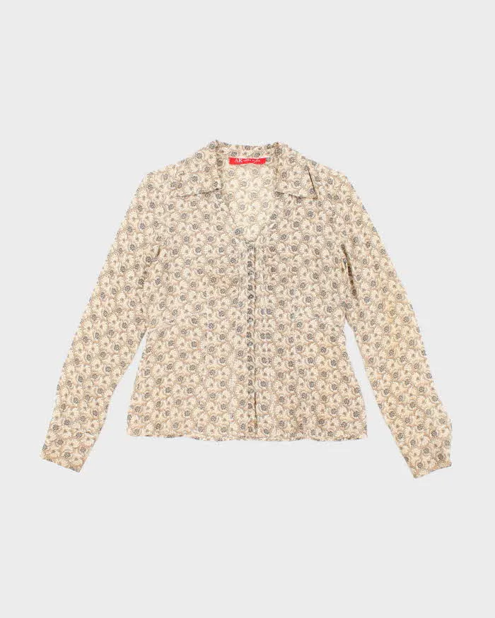 Vintage 90sAnne Klein Silk Blouse - M sold by Rokit