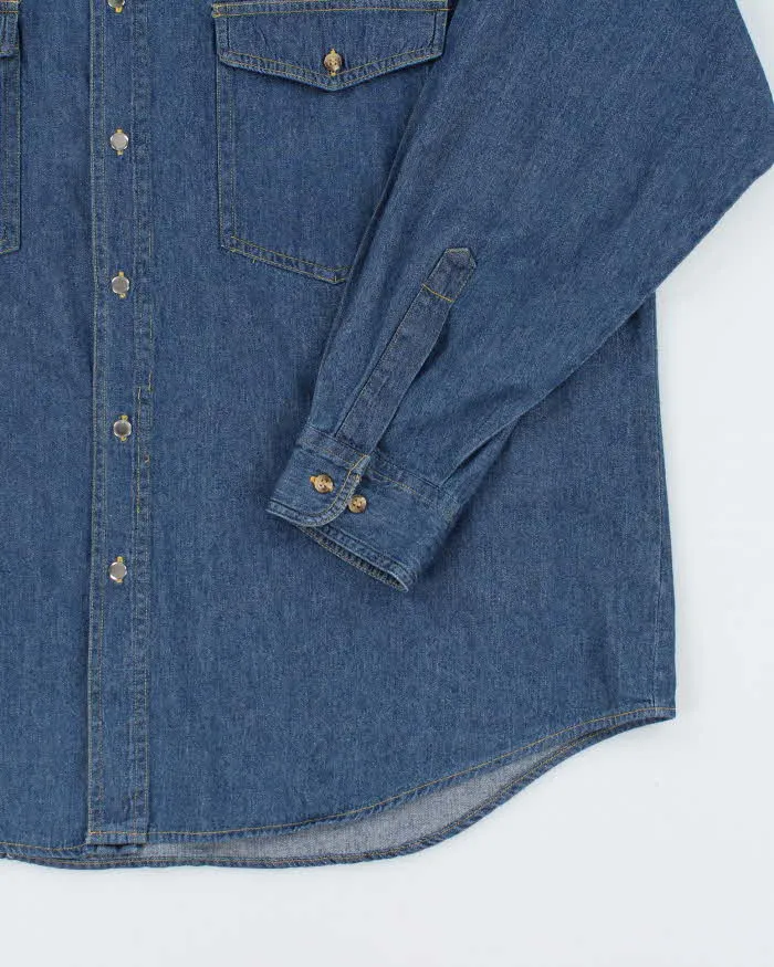 Vintage Todays News Lightweight Oversized Denim Shirt - XL sold by Rokit product image thumbnail 4