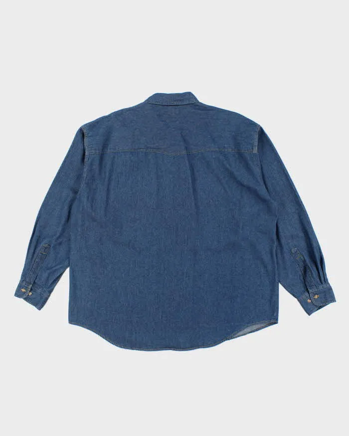 Vintage Todays News Lightweight Oversized Denim Shirt - XL sold by Rokit product image thumbnail 2