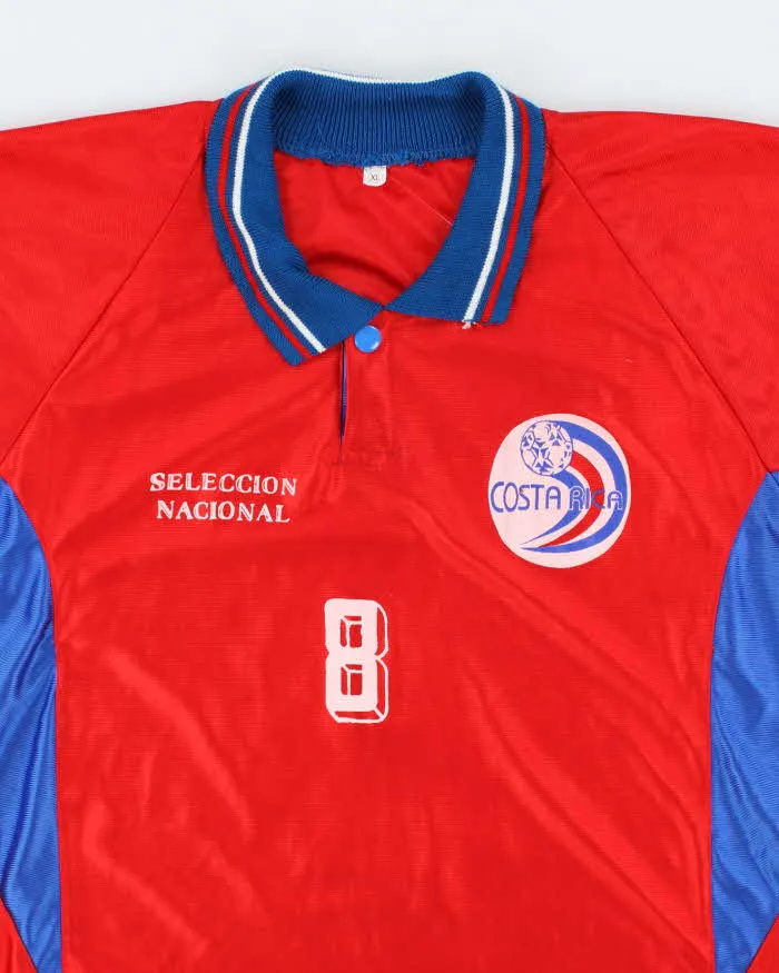 Vintage 90's Costa Rica International Oversized Football Shirt - XL sold by Rokit product image thumbnail 3