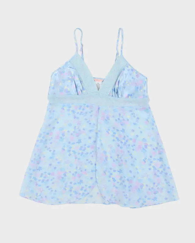 Vintage Y2k 00s Sentiments Mesh Floral Cami - S sold by Rokit