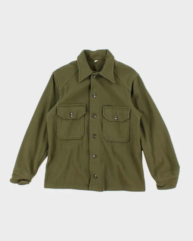 50s Vintage US Army Wool Field Shirt - Small sold by Rokit