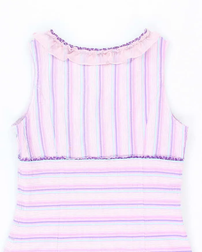 Vintage Y2k 00s Any-all Stripe Dress - S sold by Rokit product image thumbnail 4