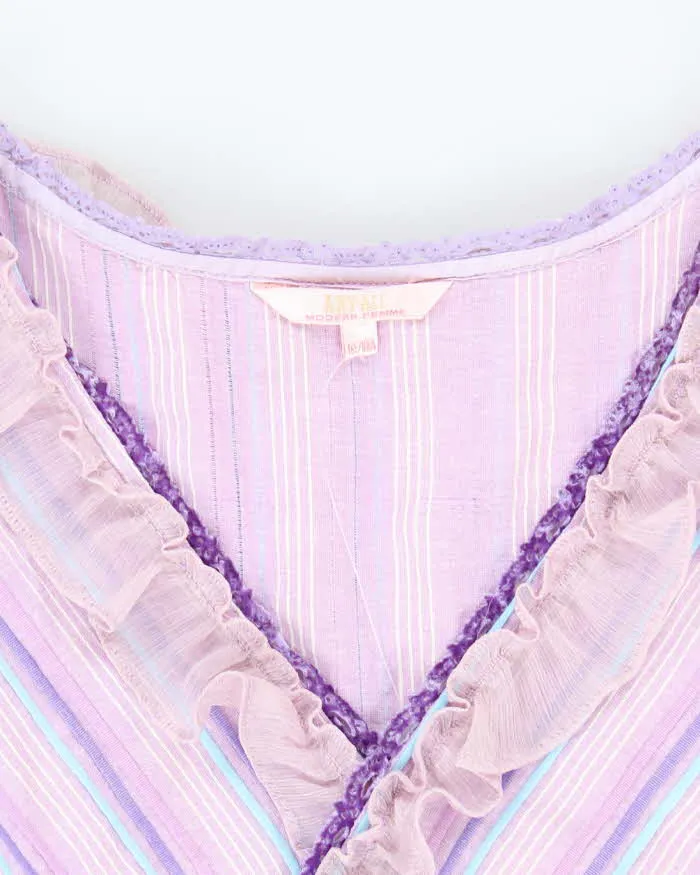 Vintage Y2k 00s Any-all Stripe Dress - S sold by Rokit product image thumbnail 5