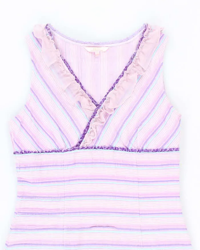 Vintage Y2k 00s Any-all Stripe Dress - S sold by Rokit product image thumbnail 2