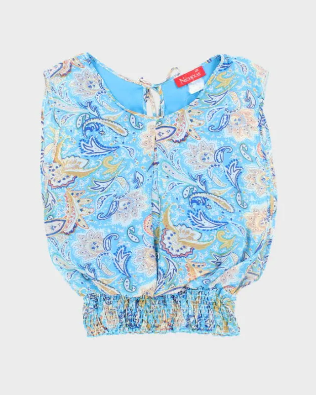 Vintage Y2k 00s Nicholas Paisley Pattern Blouse - M sold by Rokit