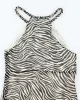 Vintage Y2k 00s Michael Kors Zebra Print Top - S sold by Rokit