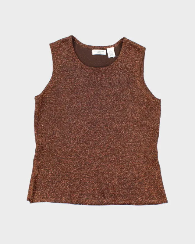 Vintage 90s Laura Ashley Sparkly Top - M sold by Rokit