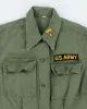 50s Vintage US Army Women's HBT Shirt - Small sold by Rokit