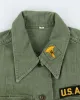 50s Vintage US Army Women's HBT Shirt - Small sold by Rokit